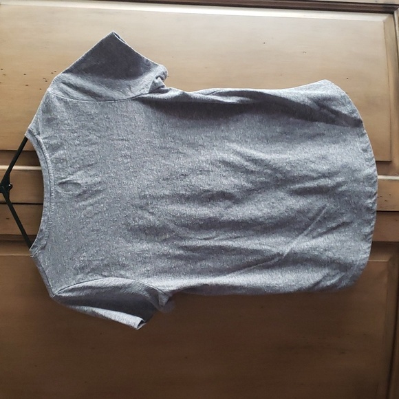 NBA Womens OKC Oklahome City Thunder T-Shirt V-Neck Short Sleeve Heather Gray M - Picture 4 of 7